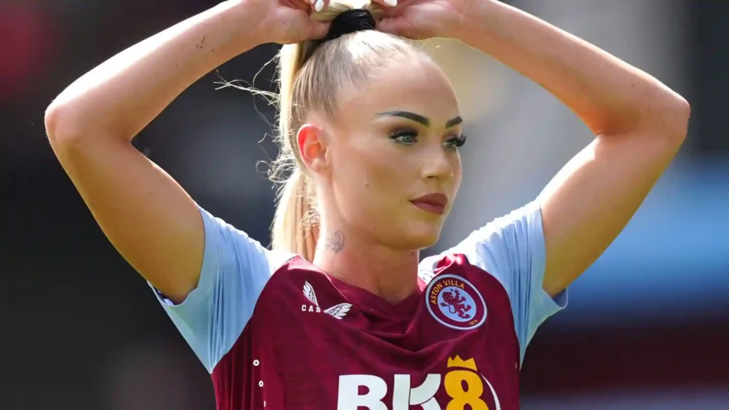 Aston Villa's Alisha Lehmann Commemorates WSL Season With a Self-portrait Tattoo on Her Arm