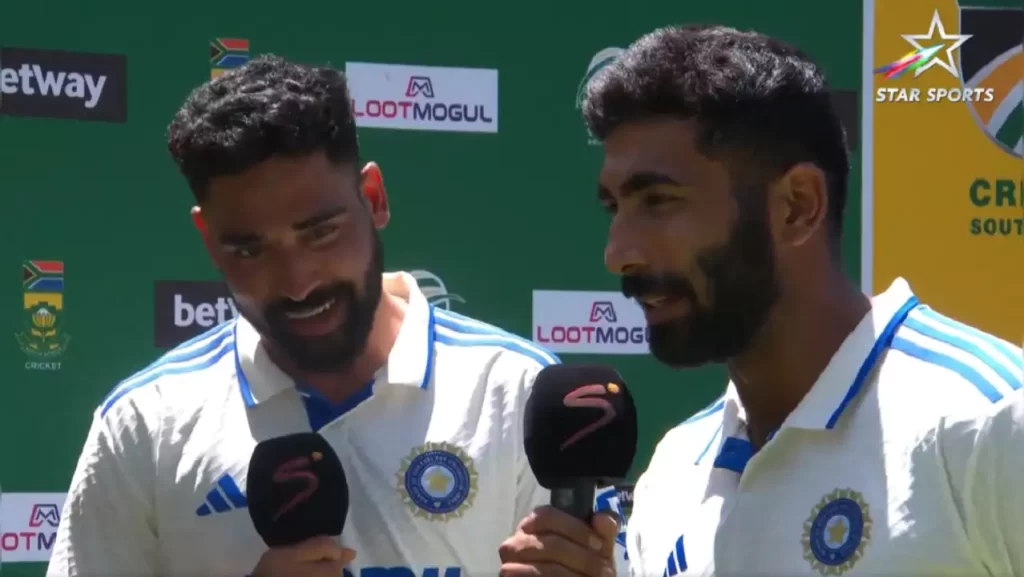 Bumrah refuses to take credit from Siraj