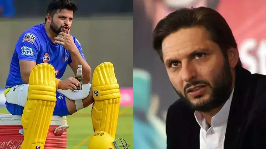 Afridi Calls Raina Raina to Delete His Statement