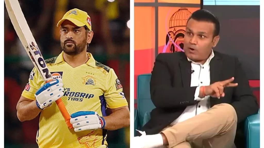 Virender Sehwag takes a dig at MS Dhoni