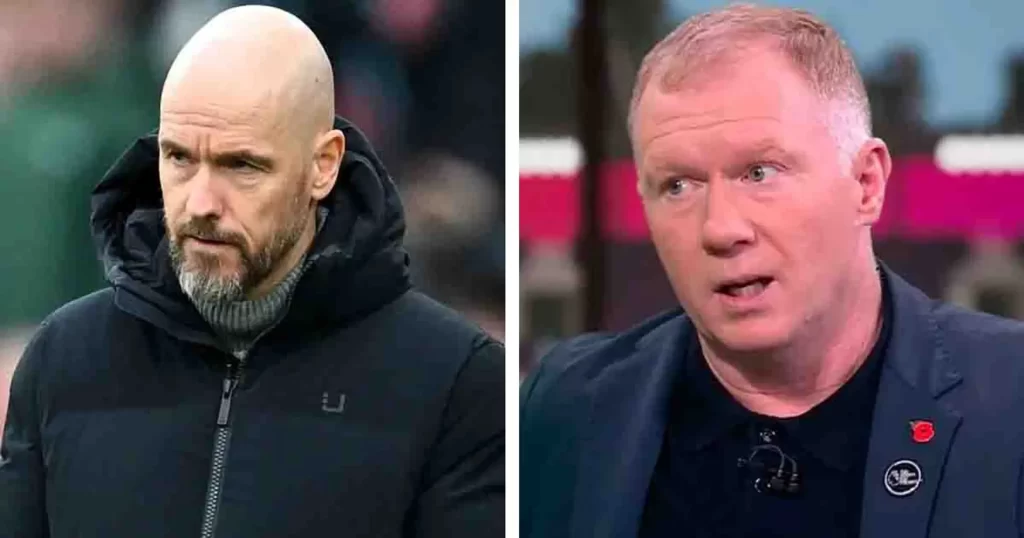 Paul Scholes Reacts to Ten Hag Staying at Man Utd