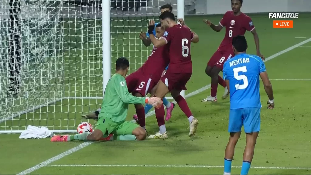 Fans React To Referee Mistake Qatar Vs India