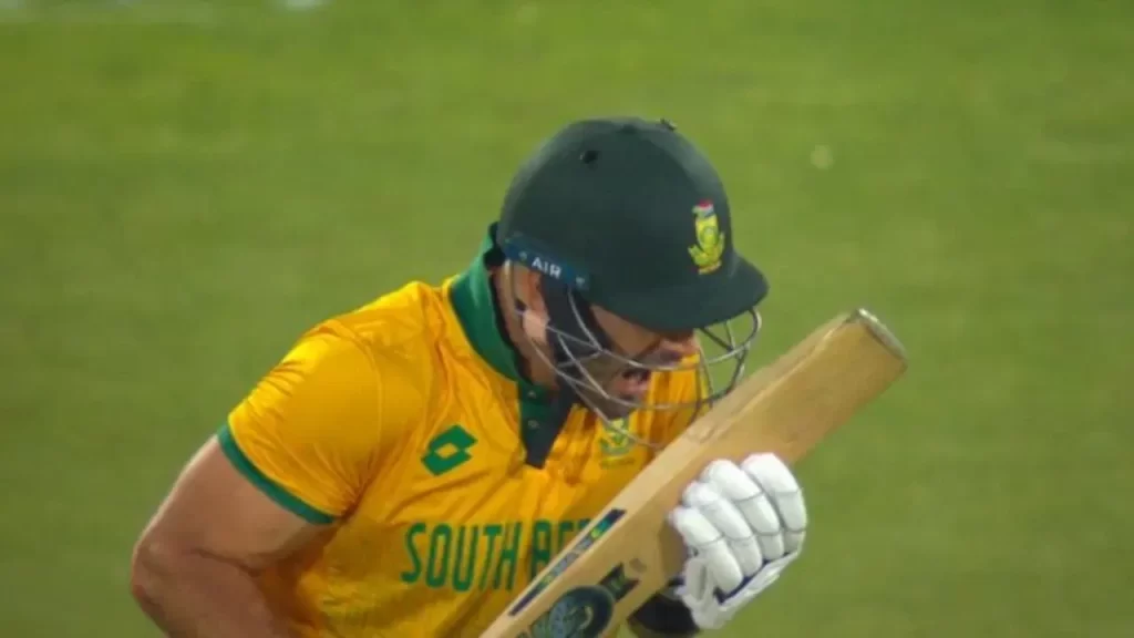 Markram Screaming After Dismissal In 3rd T20I