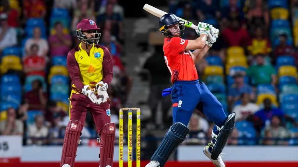 Jos Buttler Hits Massive 115m Six Vs West Indies