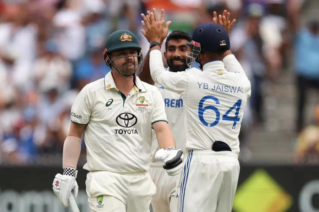 Jasprit Bumrah Taking Off Travis Head for Duck