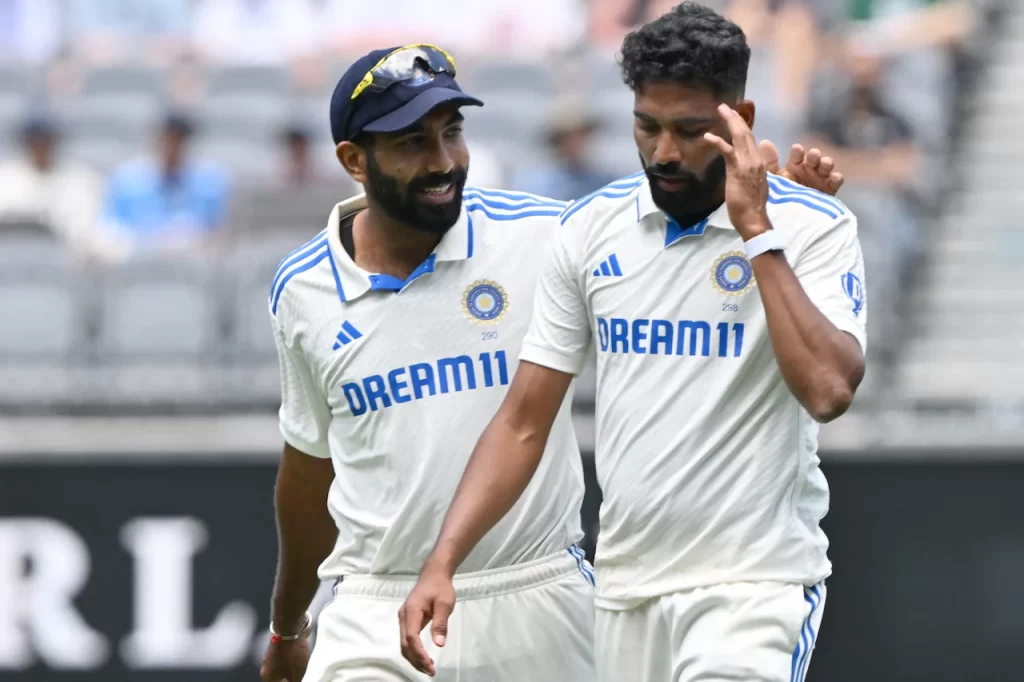 Bumrah Heaps Praise on Siraj Spirit for Bowling