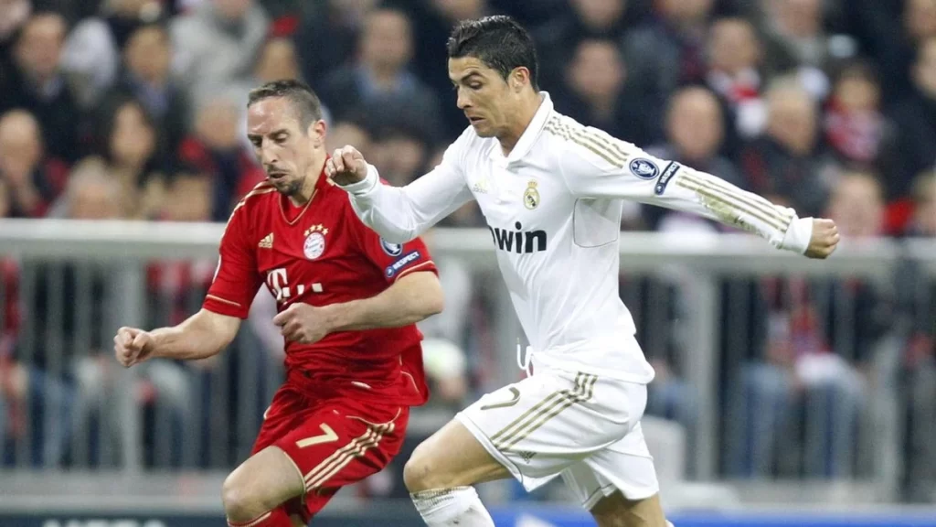 Franck Ribéry Mocks Cristiano Ronaldo