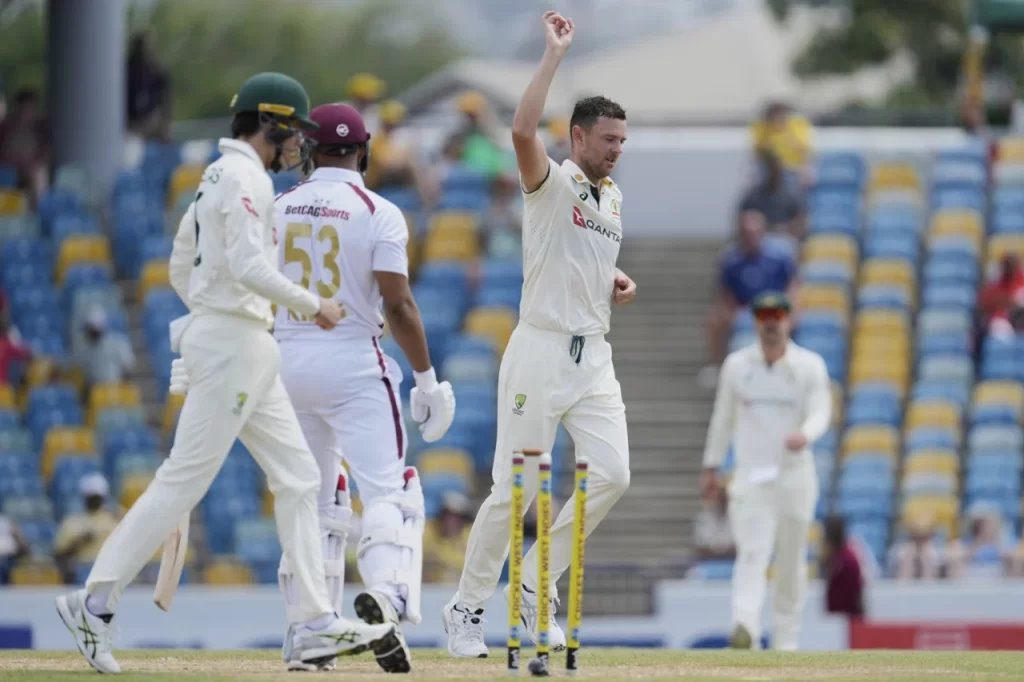 Josh Hazlewood Blasts Brandon King Stumps