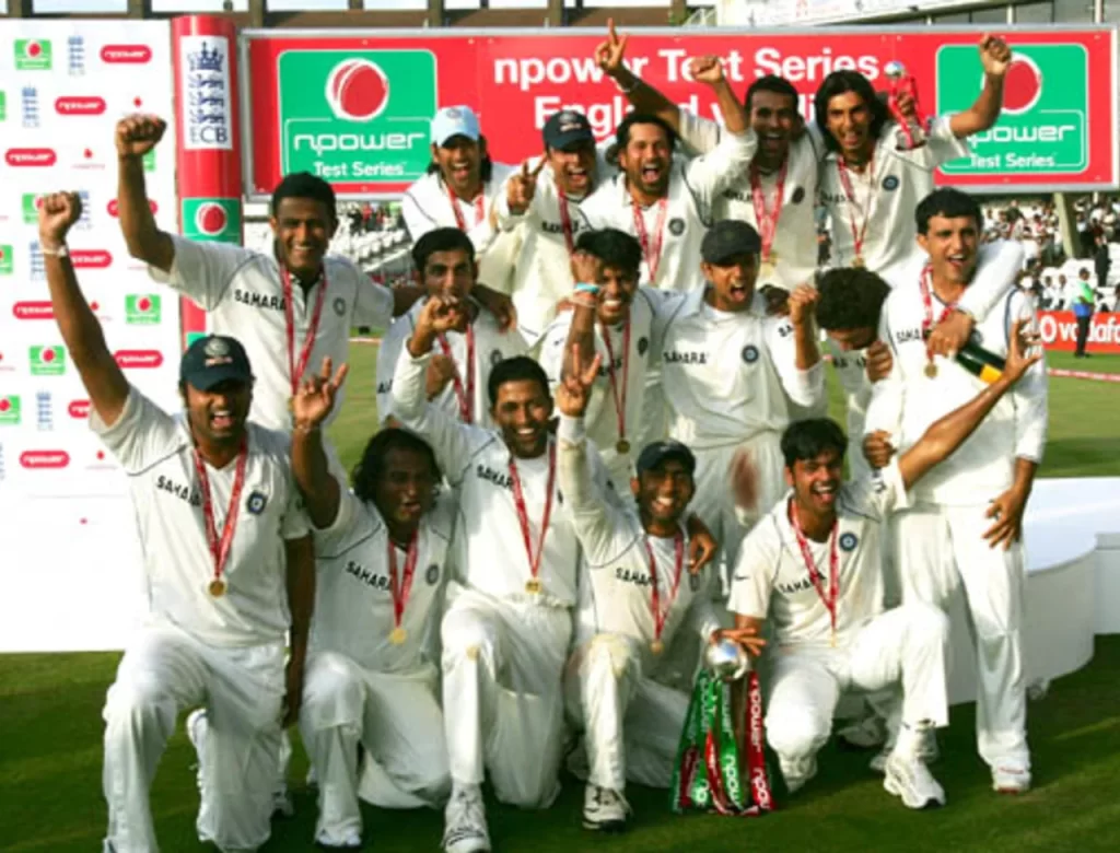 India Test Series Win in England