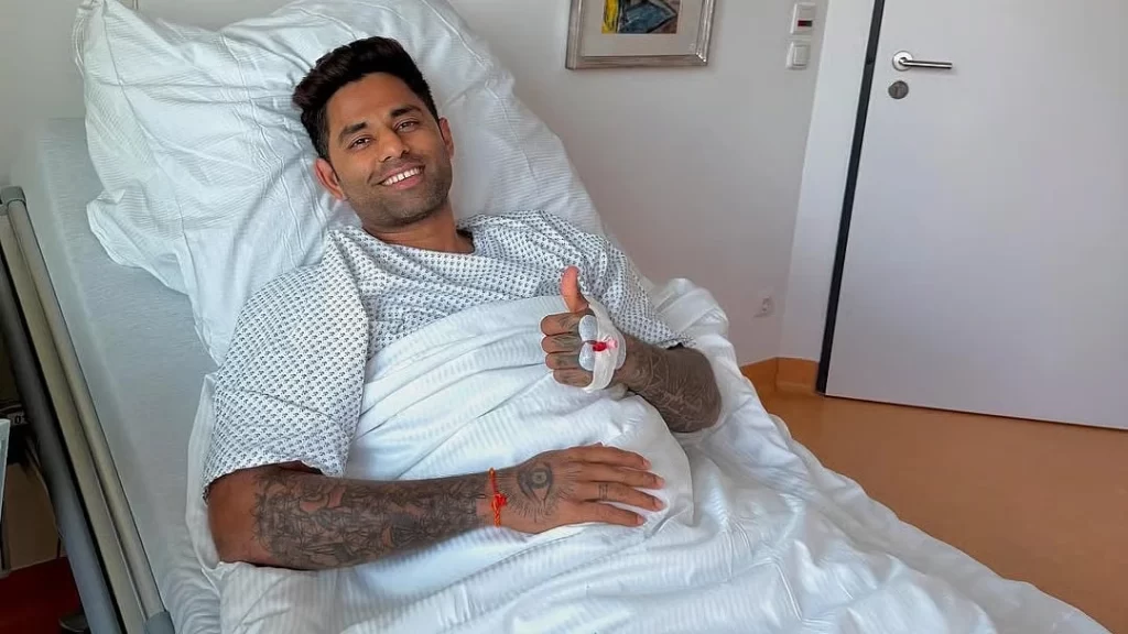 Suryakumar Yadav Underwent Surgery