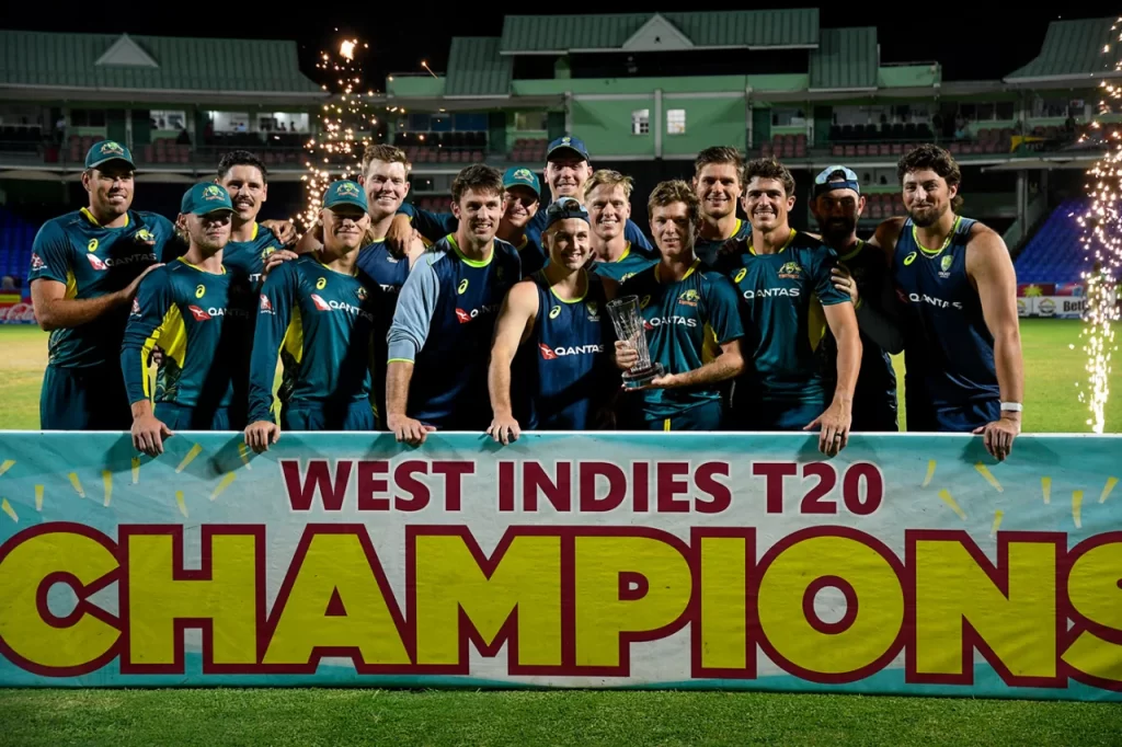 Australia Seal 8-0 Tour Sweep with Ruthless T20I Finish in St Kitts Australia Beat West Indies