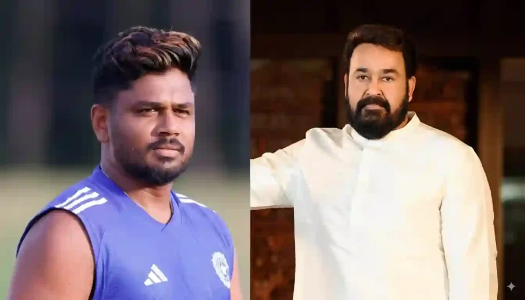 Sanju Samson and mohanlal