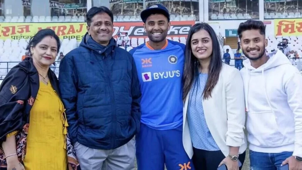 Suryakumar Yadav Parents