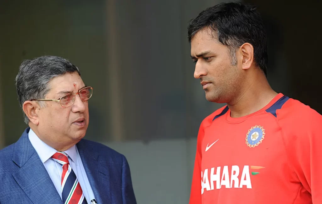 What is the role of N Srinivasan in CSK