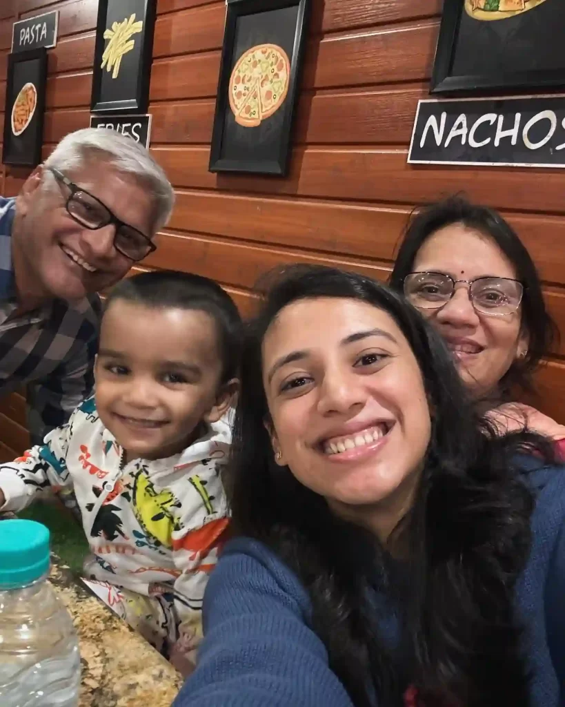 Smriti Mandhana Parents
