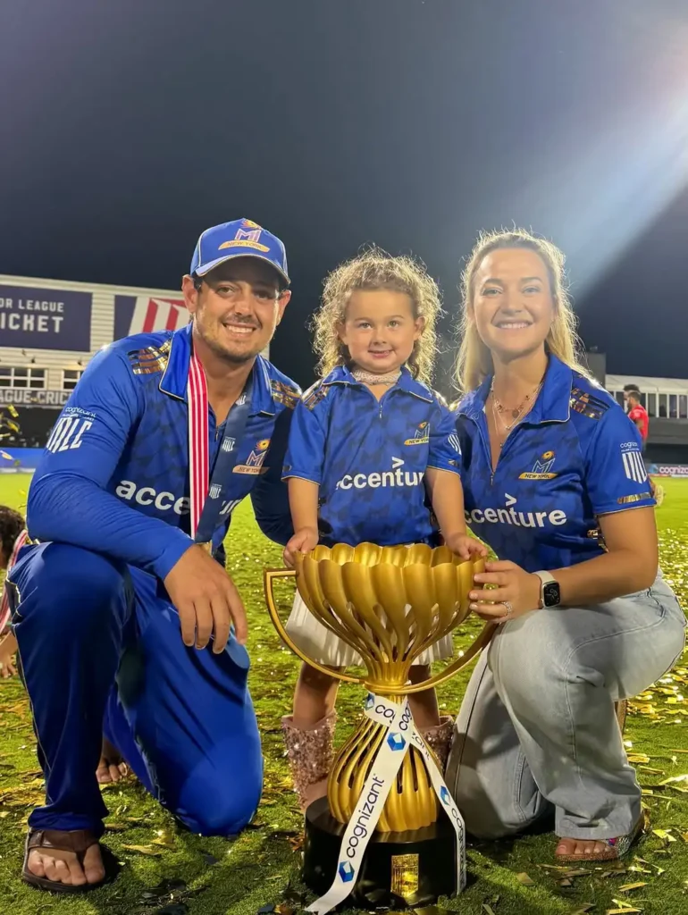 Quinton de Kock wife