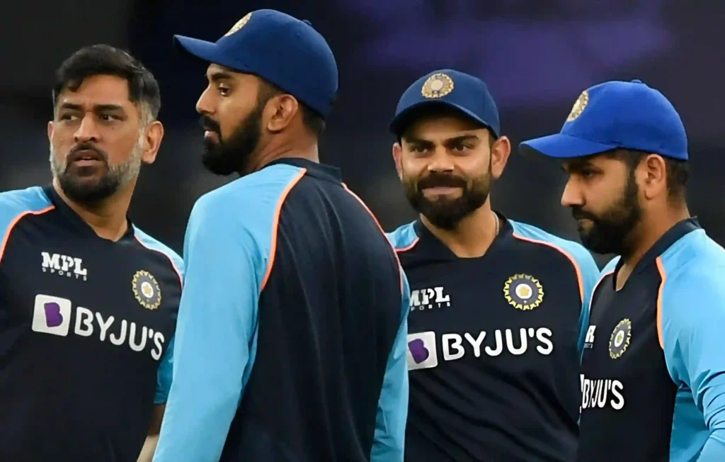 MS Dhoni, Virat Kohli and Rohit Sharma