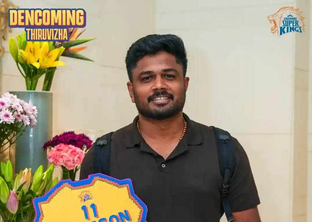 Sanju Samson joins CSK squad