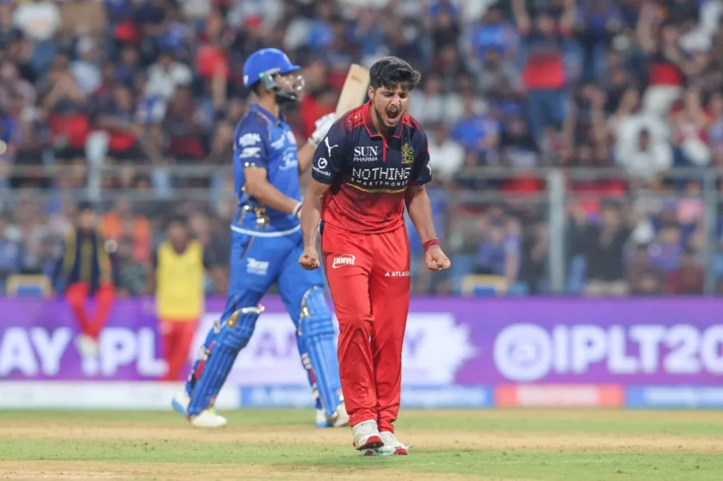 MI vs RCB match summary