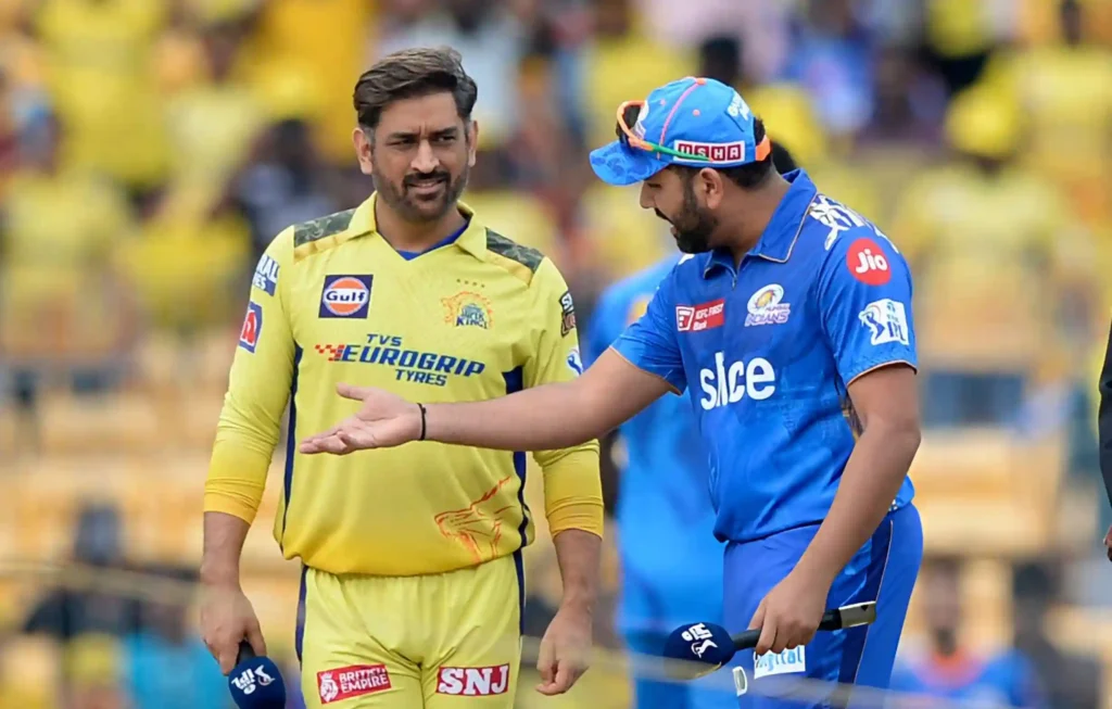 MS Dhoni and Rohit Sharma