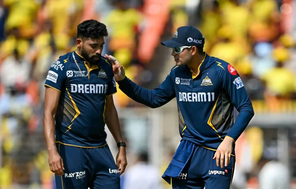 CSK vs GT, Mohammed Siraj and Shubman Gill