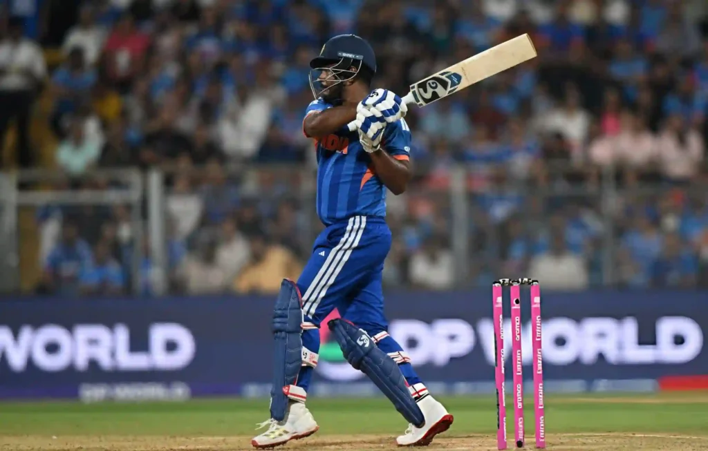 Sanju Samson bats