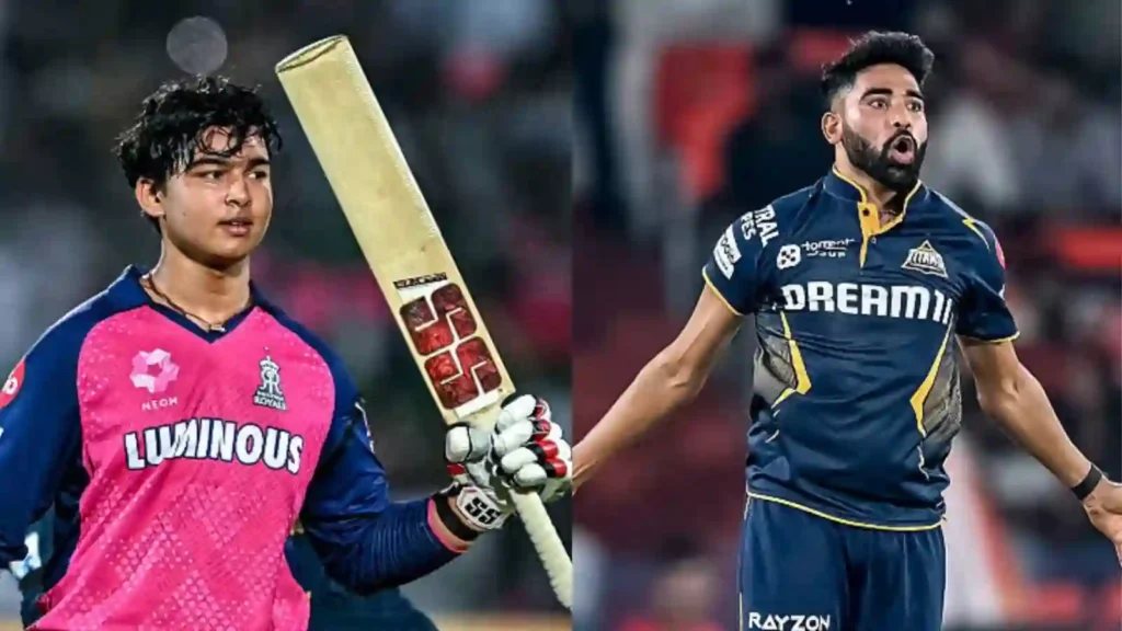 Vaibhav Sooryavanshi vs Mohammed Siraj