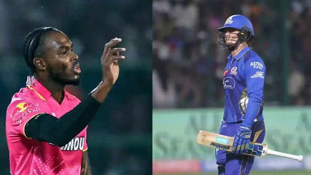 Ryan Rickelton vs Jofra Archer