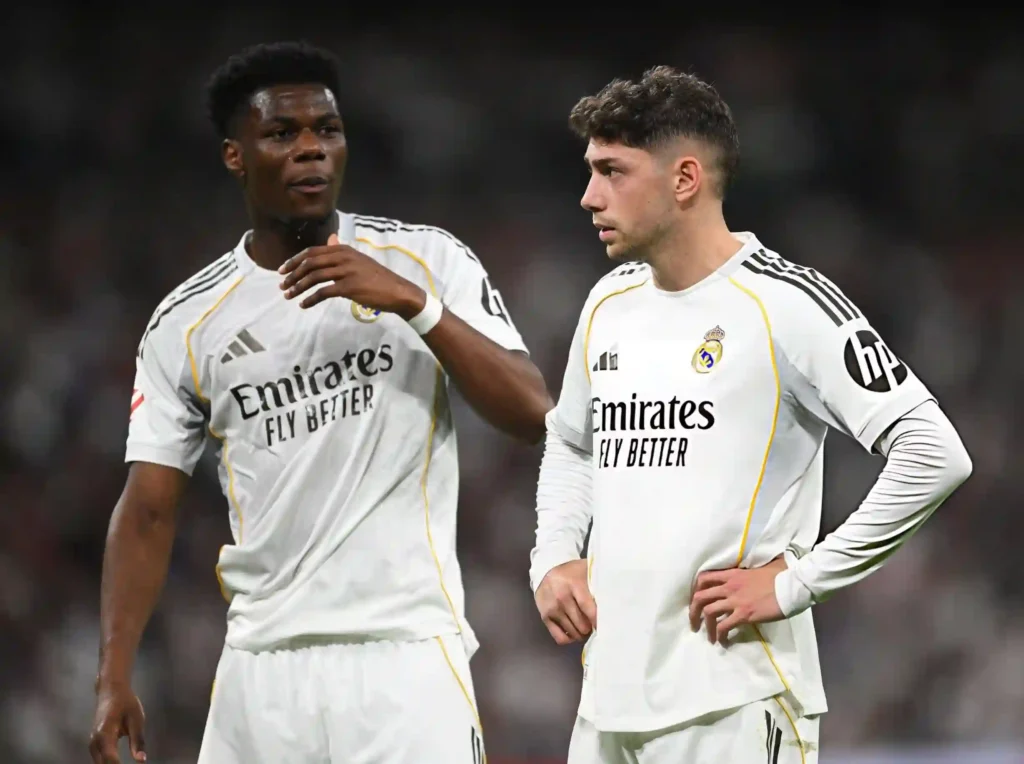 Valverde vs Tchoumeni fight in real madrid