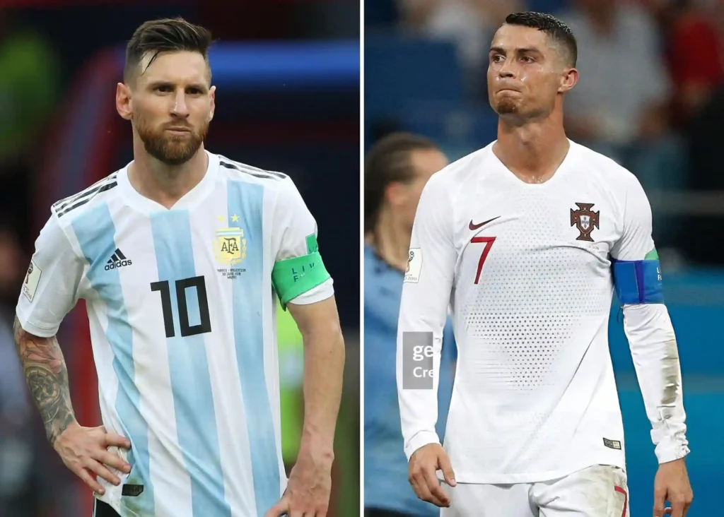 Cristiano Ronaldo and Lionel Messi