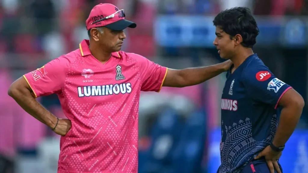 “Vaibhav Sooryavanshi Might Become A Red-Ball Player For India,” Rahul Dravid Backs Youngster To Play And Help Grow Test Cricket Vaibhav Sooryavanshi and Rahul Dravid