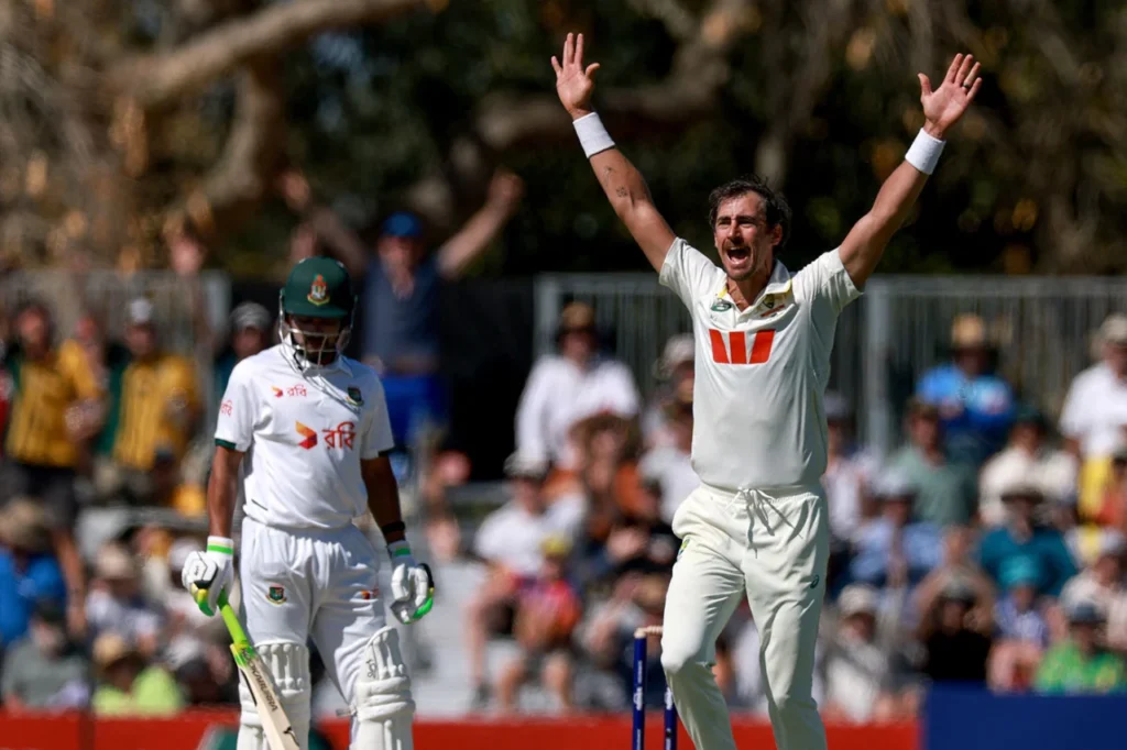AUS vs BAN: How Many Times Mitchell Starc Took Wicket On First Ball Of Test Match? Mitchell Starc