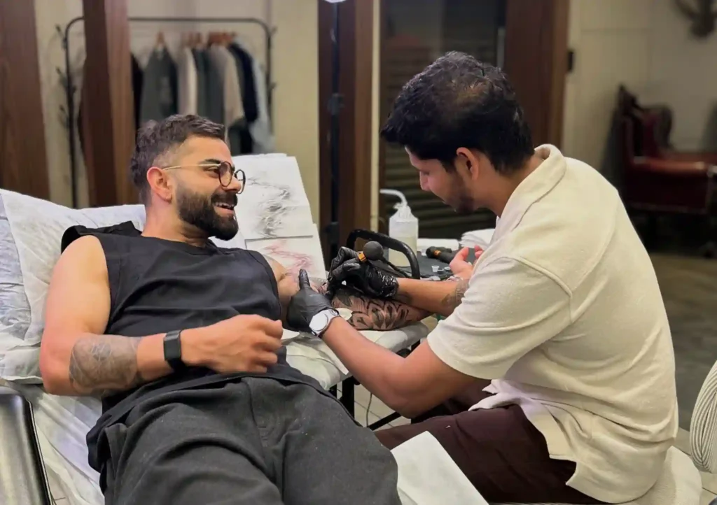 Virat Kohli’s New Tattoo Sparks Huge Fan Speculation Virat Kohli tattoo