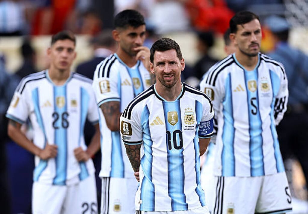 Were Messi and Argentina Secretly Ordered to Throw the World Cup Final Against Spain? Lionel Messi looks dejected after Argentina's 0-1 defeat to Spain in the 2026 World Cup final