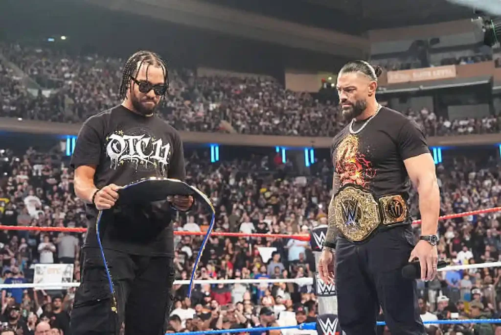 WWE Saturday Night’s Main Event Results: Roman Reigns Returns, New Champions Crowned and More Saturday Night’s Main Event Results, Roman Reigns speaks with Jalen Brunson