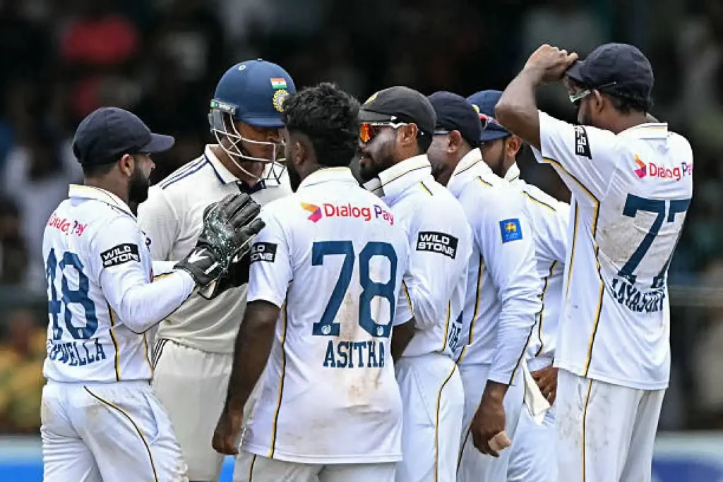 Yashasvi Jaiswal fight India vs Sri Lanka