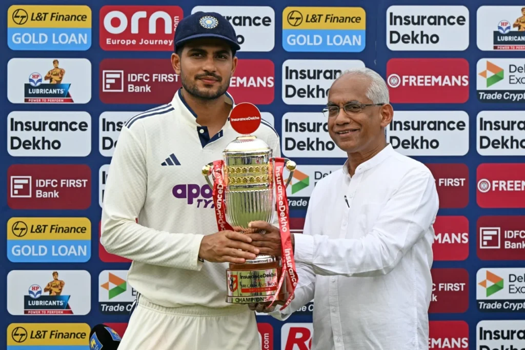 Shubman Gill in ND vs SL Test
