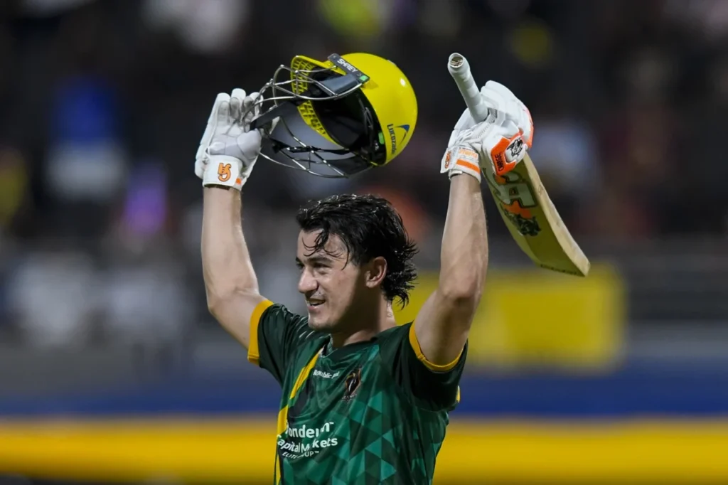 Maaz Sadaqat Makes CPL History With Record-Breaking Century in Final Defeat Maaz Sadaqat