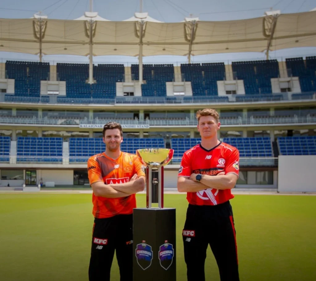 Big Bash Trophy Arrives at Chepauk Ahead of Historic Renegades vs Scorchers Clash Big Bash Trophy