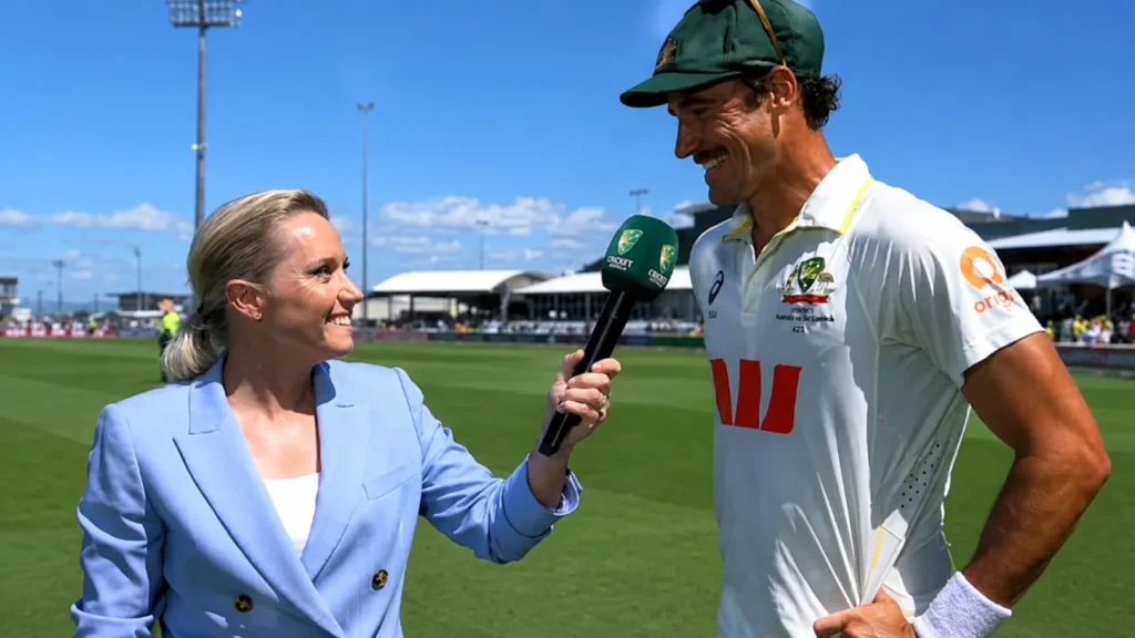 Mitchell Starc and Alyssa Healy
