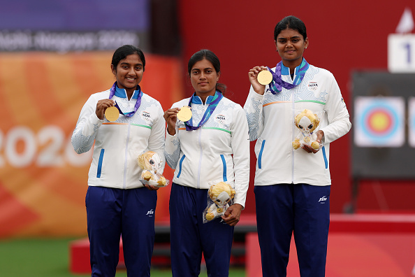 2026 Asian Games: India’s Women’s Compound Archery Team Defends Gold With Victory Over China 2026 Asian Games India women archery team