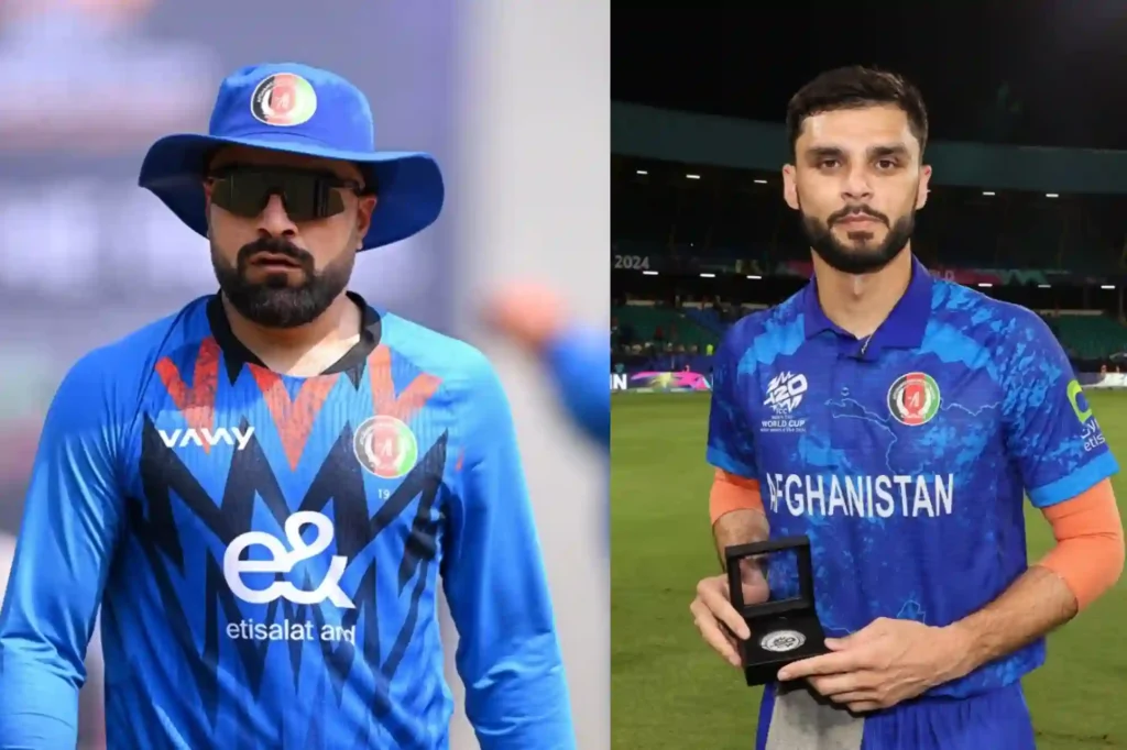 IND vs AFG rashid khan, Naveen-ul-Haq