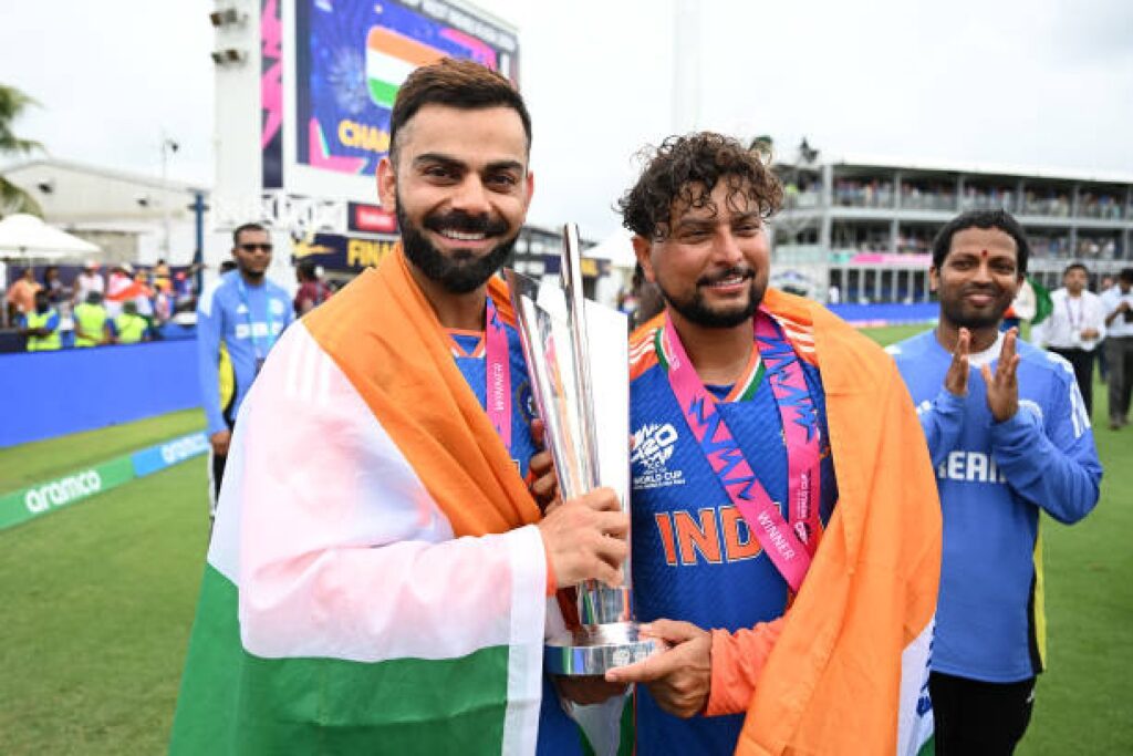 Virat Kohli and Kuldeep Yadav