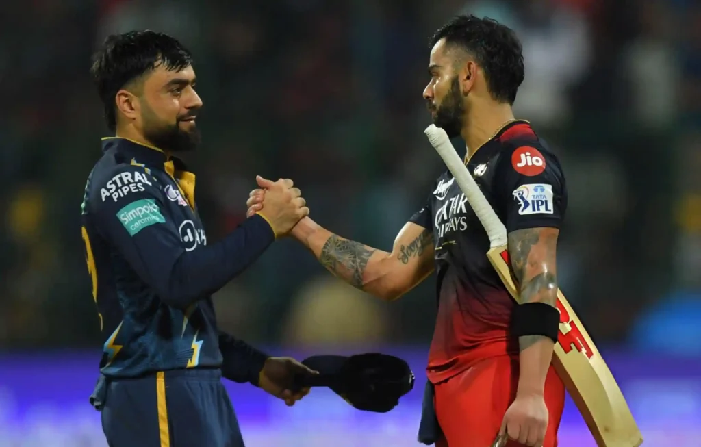 Virat Kohli Rashid Khan