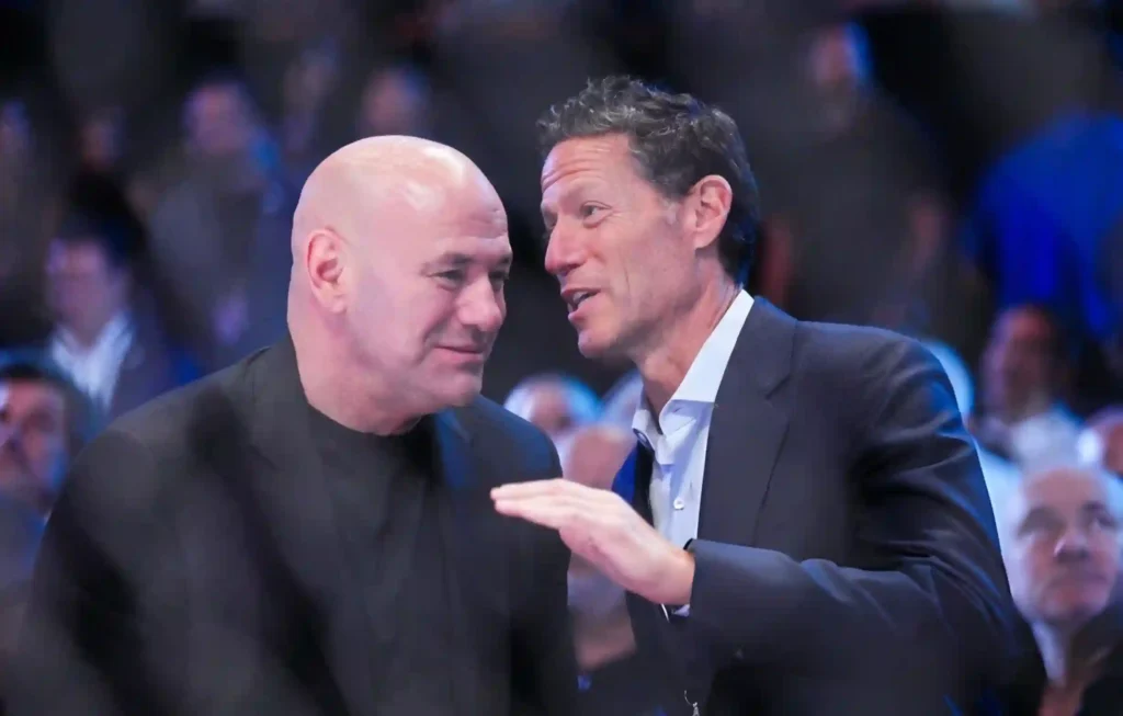 UFC CEO Dana White and TKO/Endeavor President and COO Mark Shapiro